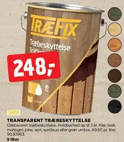 jem & fix Transparent træbeskyttelse tilbud