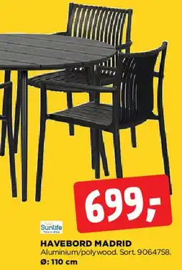 jem & fix HAVEBORD MADRID tilbud