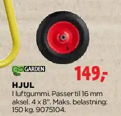 jem & fix Hjul (luftgummi) tilbud