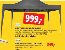 jem & fix Easy Up Pavillon Como tilbud