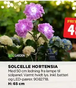 jem & fix Solcelle hortensia tilbud