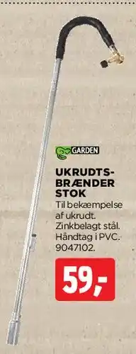 jem & fix Ukrudtsbrænder stok tilbud