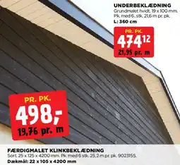 jem & fix Færdigmalet klinkbeklædning tilbud