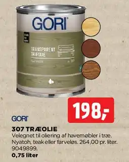 jem & fix 307 Træolie (Gori) tilbud