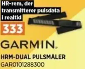 Power Garmin HRM-DUAL Pulsmåler GAR0101288300 tilbud