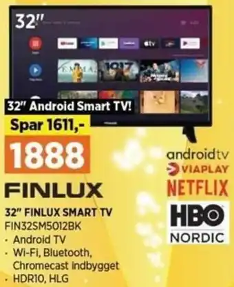 32" FINLUX Smart TV FIN32SM5012BK