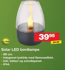 Bauhaus Solar LED bordlampe tilbud