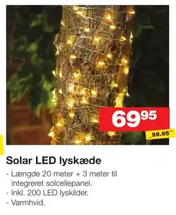 Bauhaus Solar LED lyskæde tilbud