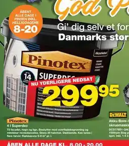 Bauhaus Pinotex 4L Superdec tilbud