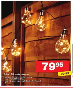Bauhaus Solar LED partylyskæde tilbud