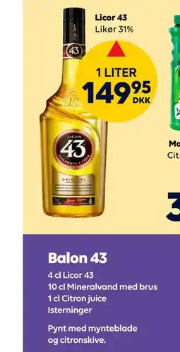 BorderShop Licor 43 tilbud