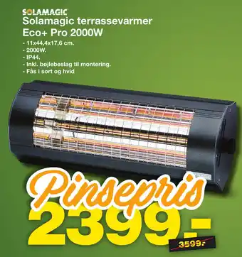 Bauhaus Solamagic terrassevarmer Eco+ Pro 2000W tilbud