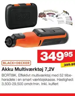 Bauhaus BLACK+DECKER Akku Multiværktøj 7,2V tilbud