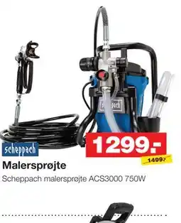 Bauhaus scheppach Malersprøjte tilbud