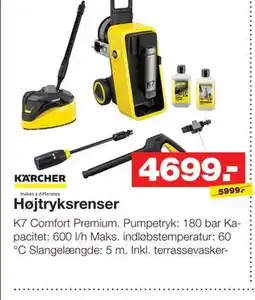 Bauhaus KÄRCHER Højtryksrenser tilbud