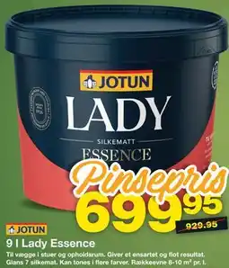 Bauhaus 9 l Lady Essence tilbud