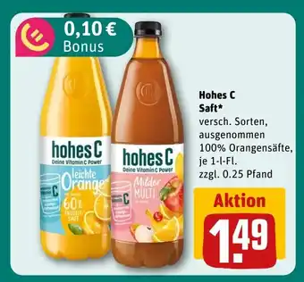 REWE DE HOHES C Saft tilbud