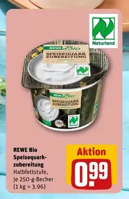 REWE DE REWE Bio speisequark- zubereitung tilbud