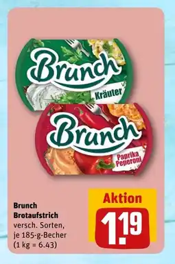 REWE DE BRUNCH Brotaufstrich tilbud