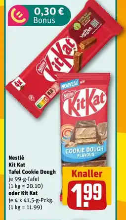 REWE DE NESTLÉ Kit kat tafel cookie dough tilbud