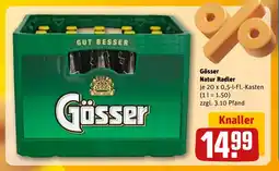 REWE DE GÖSSER Natur Radler tilbud
