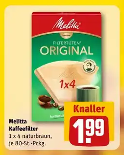 REWE DE MELITTA Kaffeefilter tilbud