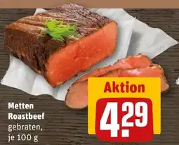 REWE DE Metten roastbeef tilbud