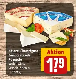 REWE DE Käserei champignon cambozola oder rougette tilbud