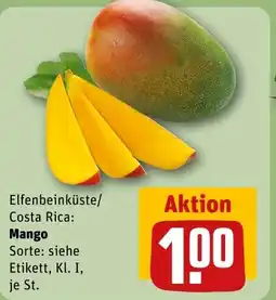 REWE DE Elfenbeinküste/ Costa Rica: Mango tilbud