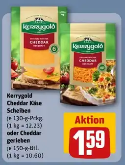 REWE DE Kerrygold Cheddar Käse Scheiben tilbud