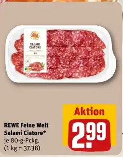 REWE DE REWE Feine Welt Salami Ciatore tilbud