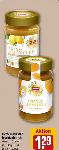 REWE DE REWE Feine Welt Fruchtaufstrich tilbud