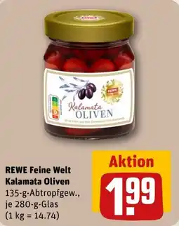 REWE DE REWE Feine Welt Kalamata Oliven tilbud