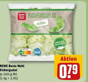 REWE DE REWE Beste Wahl Eisbergsalat tilbud