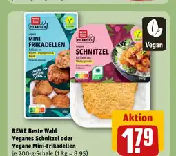REWE DE REWE Beste Wahl Veganes Schnitzel oder Vegane Mini-Frikadellen tilbud