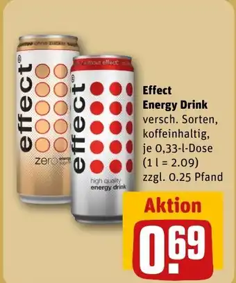 REWE DE Effect Energy Drink tilbud