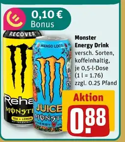 REWE DE Monster Energy Drink tilbud
