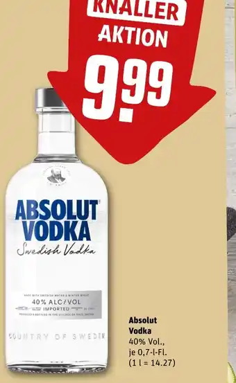 REWE DE Absolut Vodka tilbud