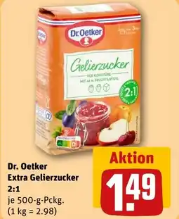 REWE DE Dr.Oetker Extra Gelierzucker 2:1 tilbud