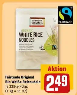 REWE DE Fairtrade Original Bio Weiße Reisnudeln tilbud