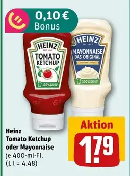 REWE DE Heinz Tomato Ketchup oder Mayonnaise tilbud