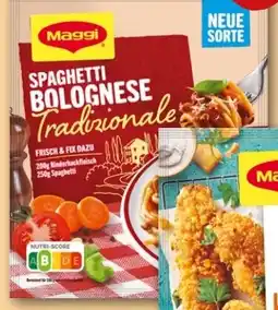 REWE DE Maggi Fix Spaghetti Bolognese Traditionale tilbud