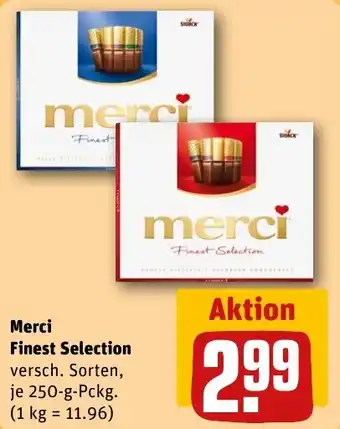 REWE DE Merci Finest Selection tilbud