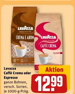 REWE DE Lavazza Caffè Crema oder Espresso tilbud