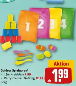 REWE DE Outdoor Spielwaren tilbud
