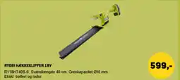 XL-BYG Ryobi hækkeklipper 18v tilbud