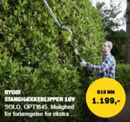 XL-BYG Ryobi stanghekkeklipper 18v tilbud