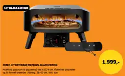 XL-BYG Cozze 13" roterbar pizzaovn, black edition tilbud