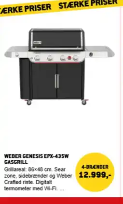 XL-BYG Weber Genesis EPX-435W gasgrill tilbud