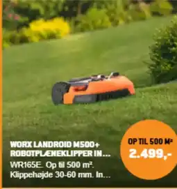 XL-BYG Worx landroid m500+ robotpleneklipper in tilbud